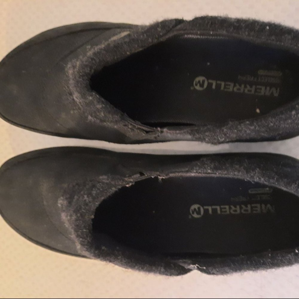 Merrell Shoes Women's  Select Grip Shoes, Wool Slip On Mules 7.5, Winter, Fall - Picture 8 of 10